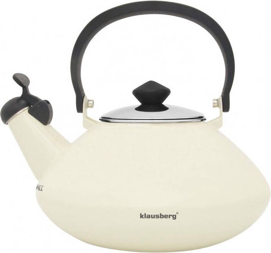 Klausberg Top Choice Fluitketel 3l Rvs Alle Warmtebronnen