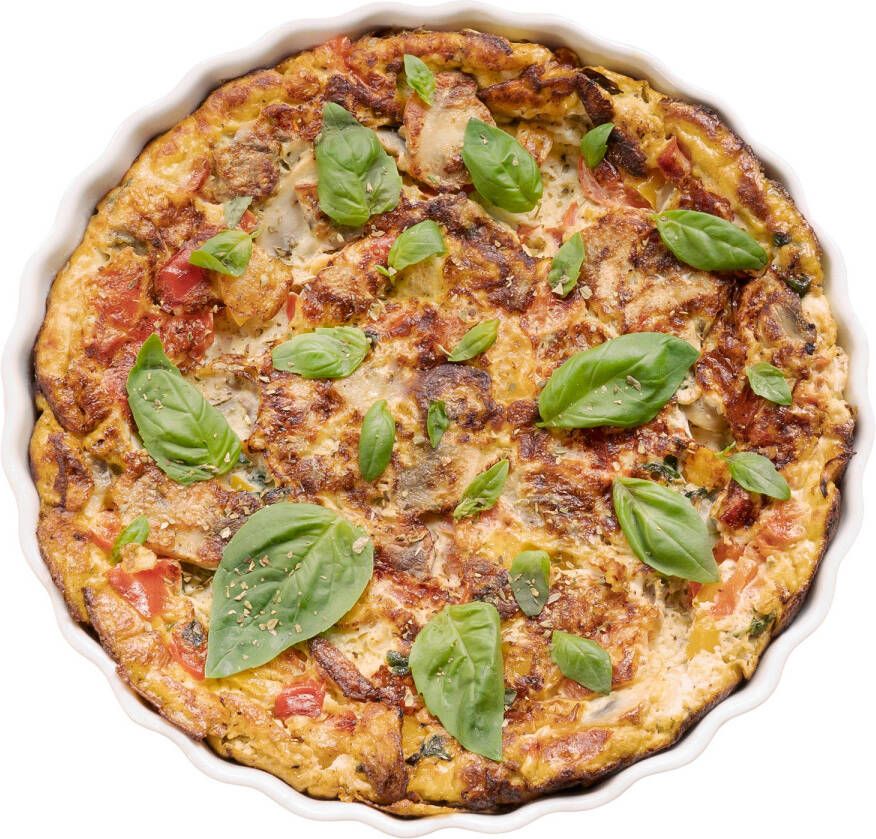 Krumble Ovenschaal Rond Keramisch Wit 20 Cm