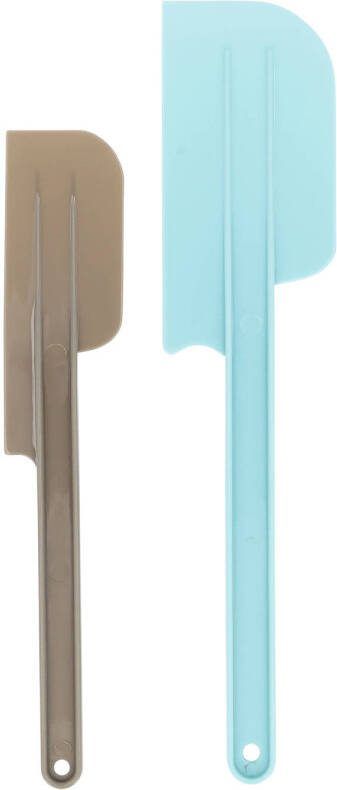 Krumble Spatel Set Van 3 Plastic Grijs + Blauw