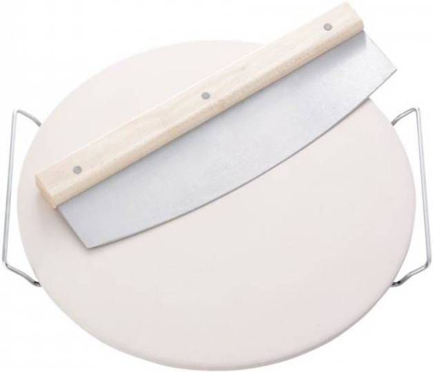 Leifheit Pizzasteen Met Wiegemes