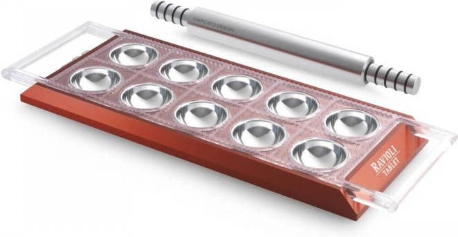 Marcato Ravioli Maker met deegroller 10 Vaks