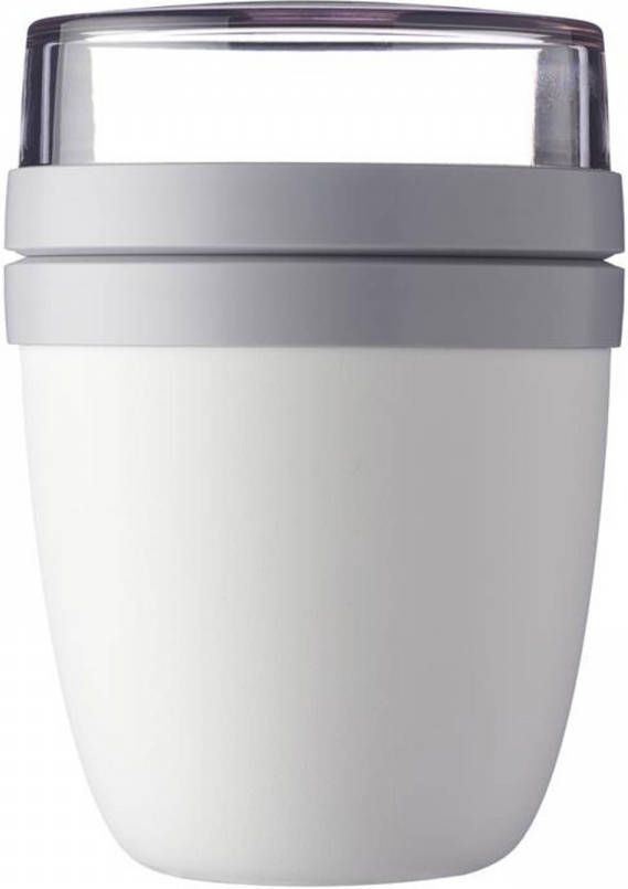 Mepal Lunchpot Ellipse Wit
500 Ml + 200 Ml