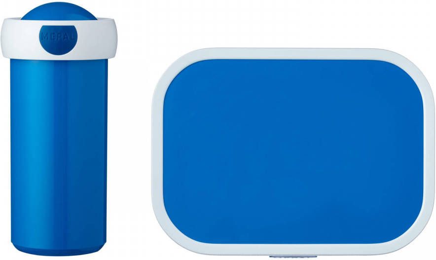 Mepal Lunchset(Schoolbeker & Lunchbox)Campus Blauw