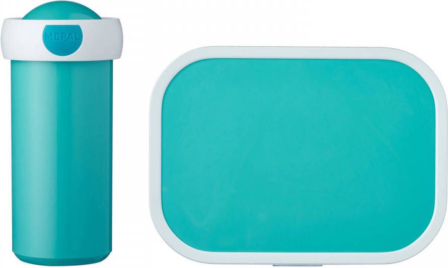 Mepal Lunchset(Schoolbeker & Lunchbox)Campus Turquoise