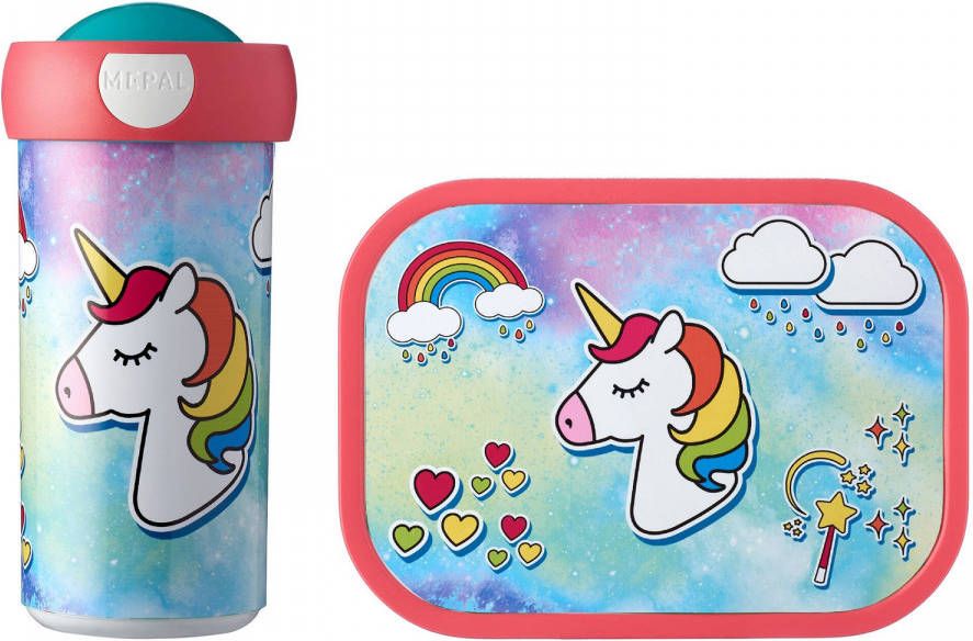 Mepal Lunchset(Schoolbeker & Lunchbox)Campus Unicorn
