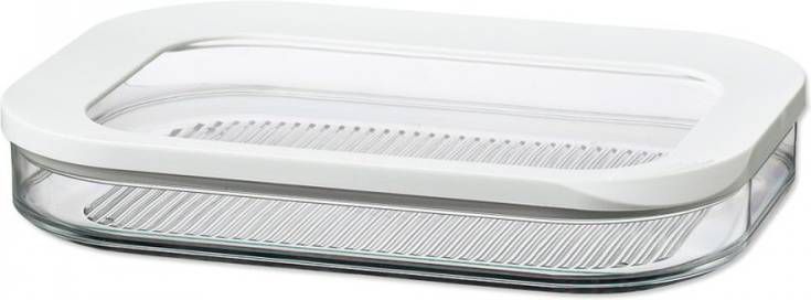 Mepal Modula Vleeswarendoos 550/1 Wit 24, 4x16x3, 7cm