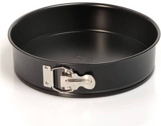 Merkloos Ronde Anti aanbak Springvorm/taartvorm Zwart 18, 5 Cm Bakringen