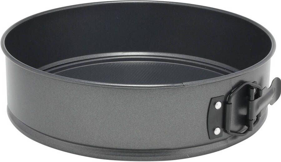 Merkloos Ronde Anti aanbak Springvorm/taartvorm Zwart 24 Cm Cakevormen