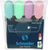 Schneider markeerstift Job 150, etui van 4 stuks in geassorteerde pastelkleuren online kopen