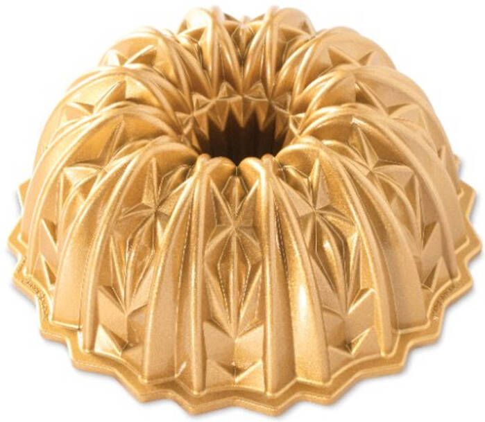 Nordic Ware Tulband Bakvorm Cut Crystal Bundt Pan Premier Gold