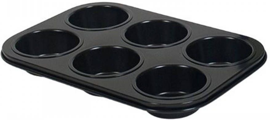 Orange85 Cupcake Vormpjes Voor 12 Muffins Bakvorm Zwart