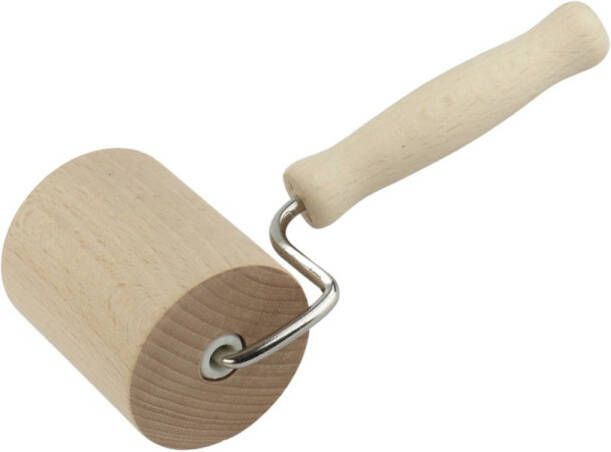 Orange85 Deegroller Met Houten Handvat Klein Rond Bakroller Keuken Accessoires