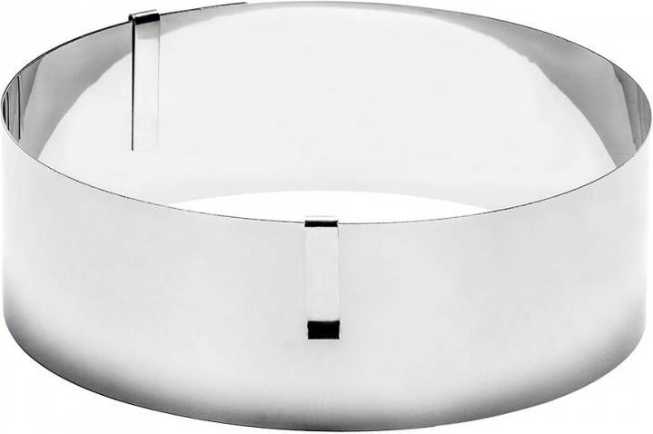 Patisse Verstelbare taartring van roestvrij staal 13-31 cm