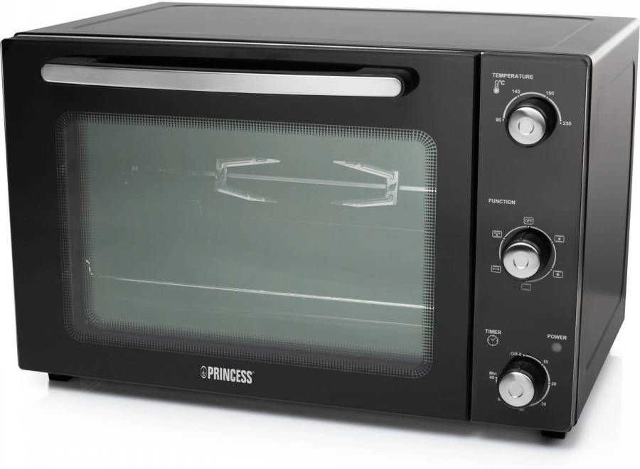 Princess Heteluchtoven 1800 W 45 L zwart
