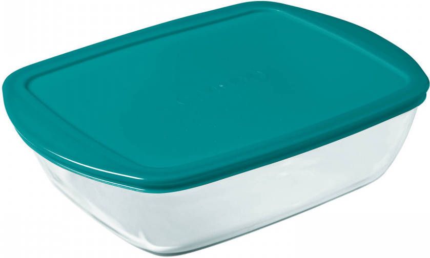 Pyrex COOK & STORE Rechthoekige Bewaarschaal 23x15x6cm 1100ml Borosilicate