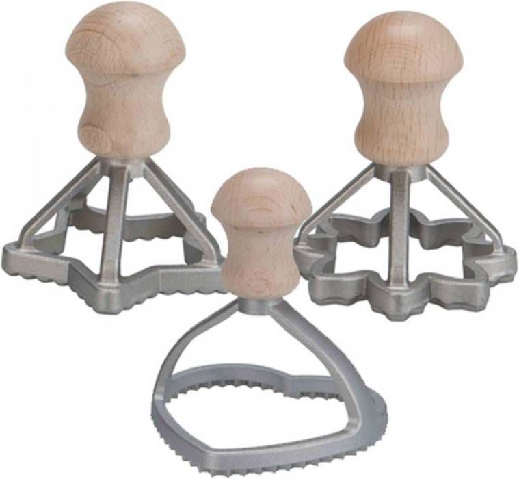 Eppicotispai Ravioli Uitstekerset 3 delig, Bloem/hart/ster