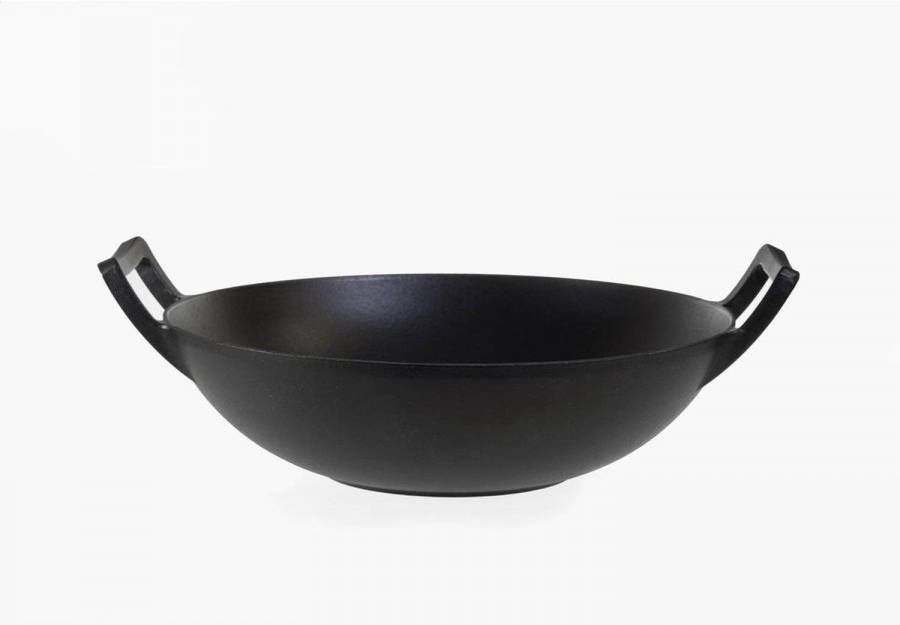 Relance Wadjan Wok Set Wokpan Gietijzer 36 cm Zwart