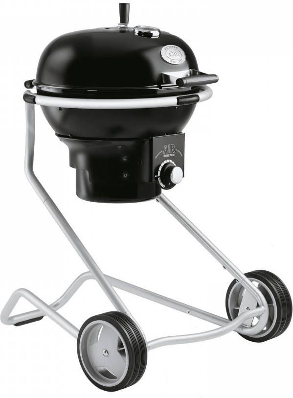 Rösle No. 1 F50 Air houtskool barbecue Receptenvandaag.nl Rösle No. 1 Sport F50 houtskool barbecue met beschermhoes