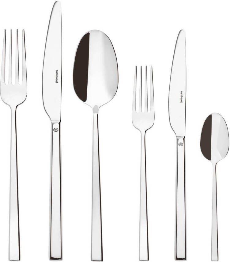 Sambonet Rock Bestekset 36 delig Zilver
