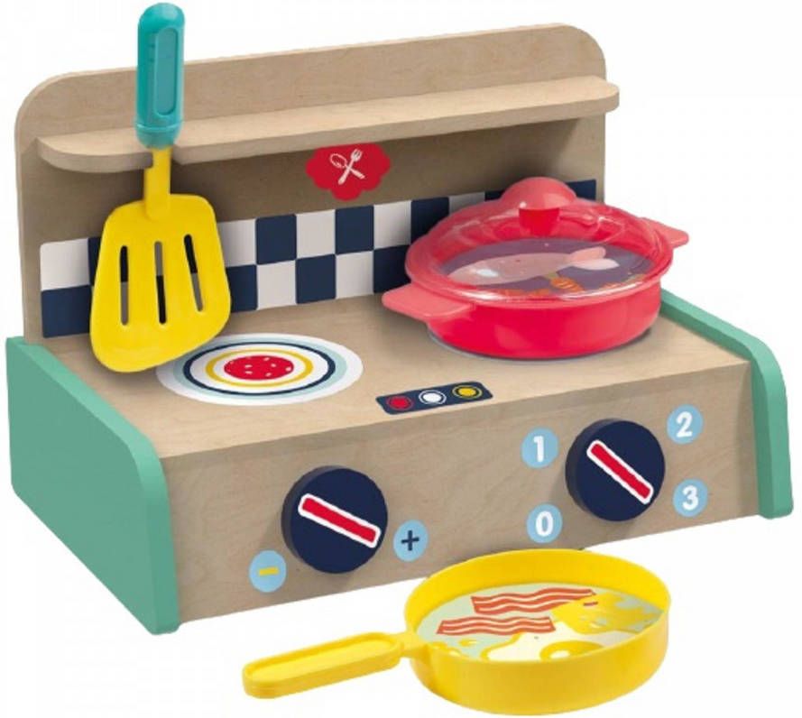 SES Speelkeuken Petits Pretenders Junior Hout 15 delig