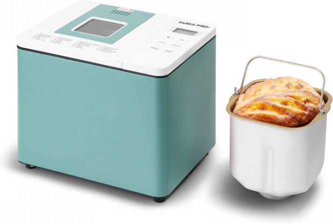 Swiss Pro+ Broodbakmachine 550w Groen Broodmaker