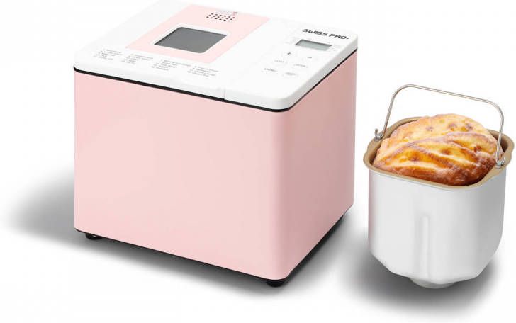 Swiss Pro+ Broodbakmachine 550w Roze Broodmaker