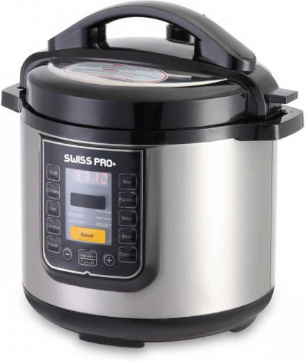 Swiss Pro+ Elektrische Snelkookpan 6l 6 Liter