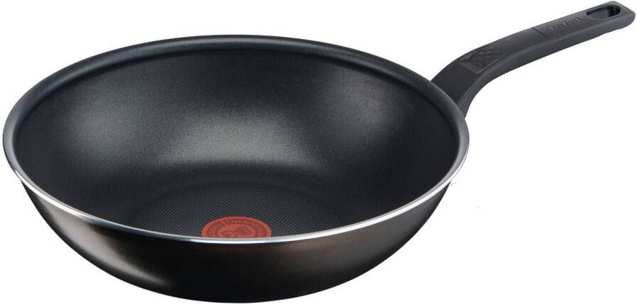 Tefal Wokpan Cook & Clean 28 Cm Aluminium Zwart