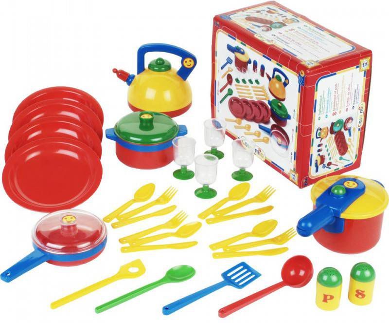 Klein Kinder keukenset Emma's Kitchen pannenset groot Made in Germany