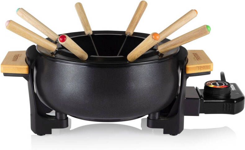 Tristar Fo 1108 Bamboe Fondue 1.5l Volume Geschikt Voor 8 Personen