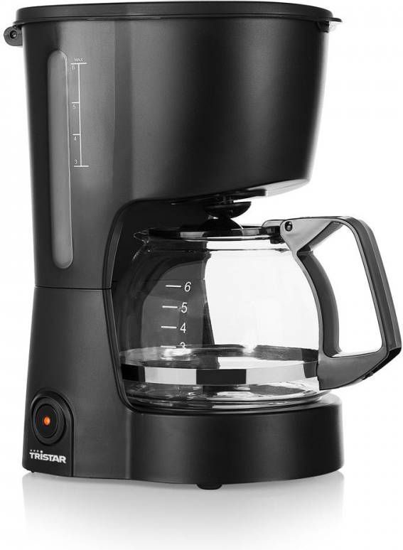 Tristar Koffiezetapparaat 6 kops 600W Zwart, Met Schenkkan Van 0, 6L(camping )