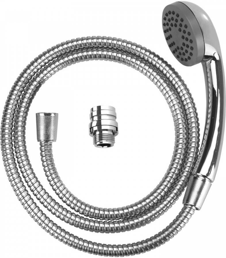 Wenko Handdouche 170 X 3, 5 X 6, 5 Cm Rvs/abs Zilver