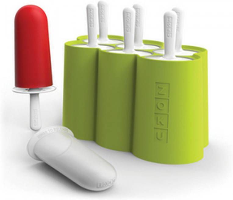 Zoku Slow Pop Ijsmaker Classic 6 Stuks Groen