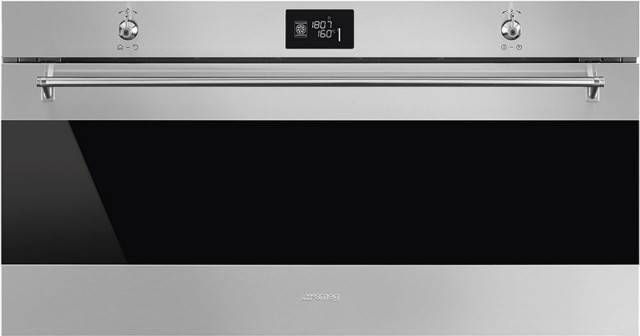 Smeg SFR9390X inbouw oven 90 cm breed met Vapor Clean functie