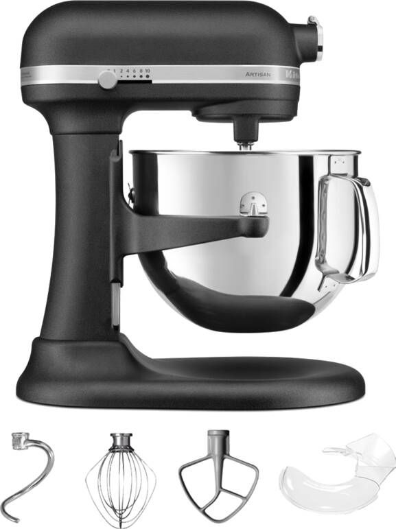 KitchenAid Artisan Mixer 5KSM7580XEBK Bowl Lift Vulkaan Zwart