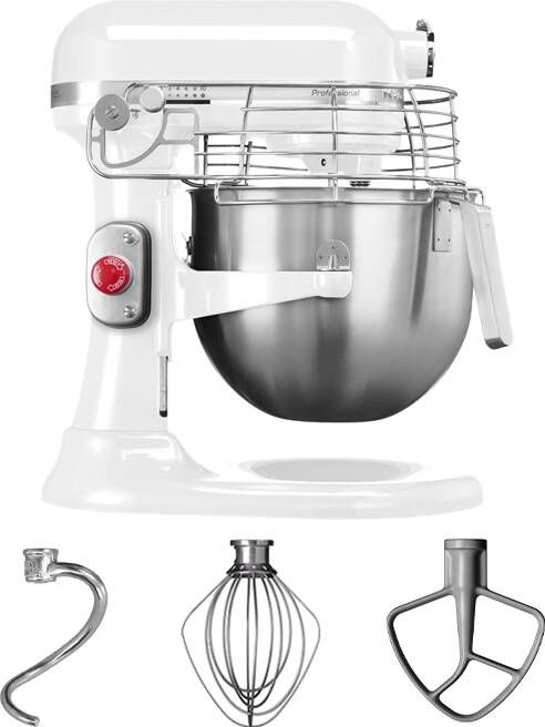 KitchenAid Professional Mixer 5KSM7990XEWH 6, 9L Wit
