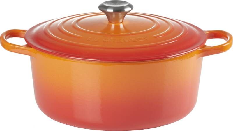 Le Creuset Ronde Stoof -/Braadpan 28 cm Oranjerood