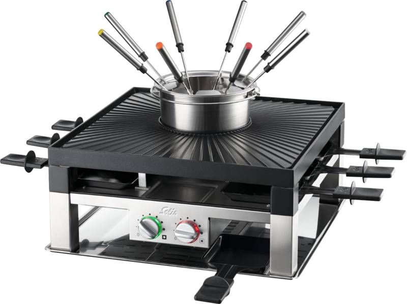 Solis gourmetstel combi grill 3 in 1