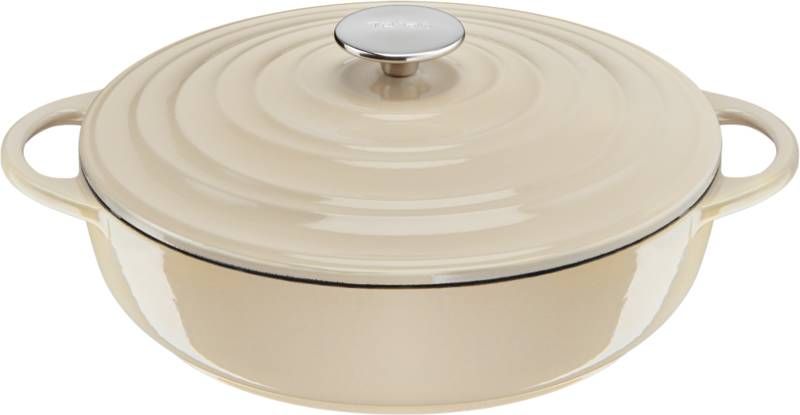 Tefal LOV lage braadpan 28 cm Beige