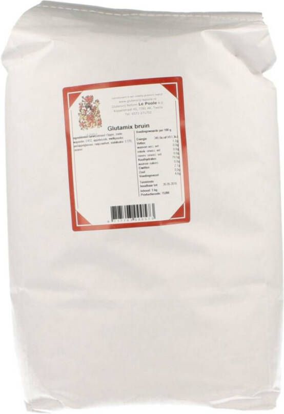 Le poole 3x Glutamix Bruin 5 kg