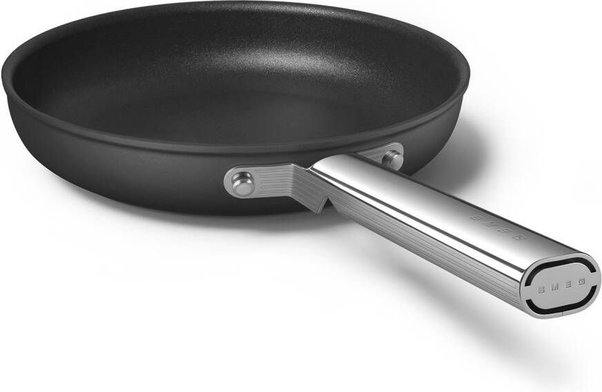 Smeg Koekenpan Zwart Mat ø 24 Cm Standaard Anti aanbaklaag