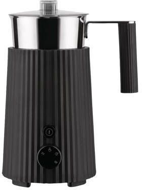 Alessi Plissé Melkopschuimer Zwart