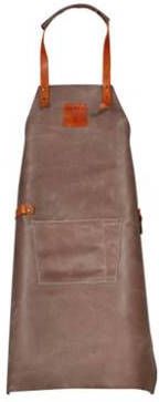 Boska Mr. Smith Leren Schort Pocket Voorvak Grijs 85, 5x64 Cm