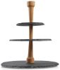 Boska Party Tower® 3 laagse Etagère van Leisteen Zwart ? 30 cm online kopen