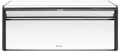 Brabantia Broodtrommel met Klepdeksel Brilliant Steel/Matt