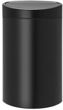Brabantia Touch Bin Afvalemmer 40 Liter Met Kunststof Binnenemmer Matt Black