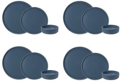 Cosy & Trendy Tower Serviesset 12 delig Blauw