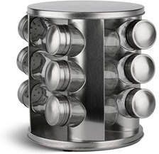 EDENBERG Edënbërg Classic Line Kruidenpotjes Met Houder Rvs 12 Potjes + Rek