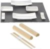 Excellent Houseware Sushi Servies Set 11 delig Leisteen Voor 2 Personen Keukengerei online kopen