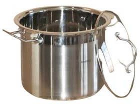 Kinghoff Soeppan 11 liter RVS met glazen deksel